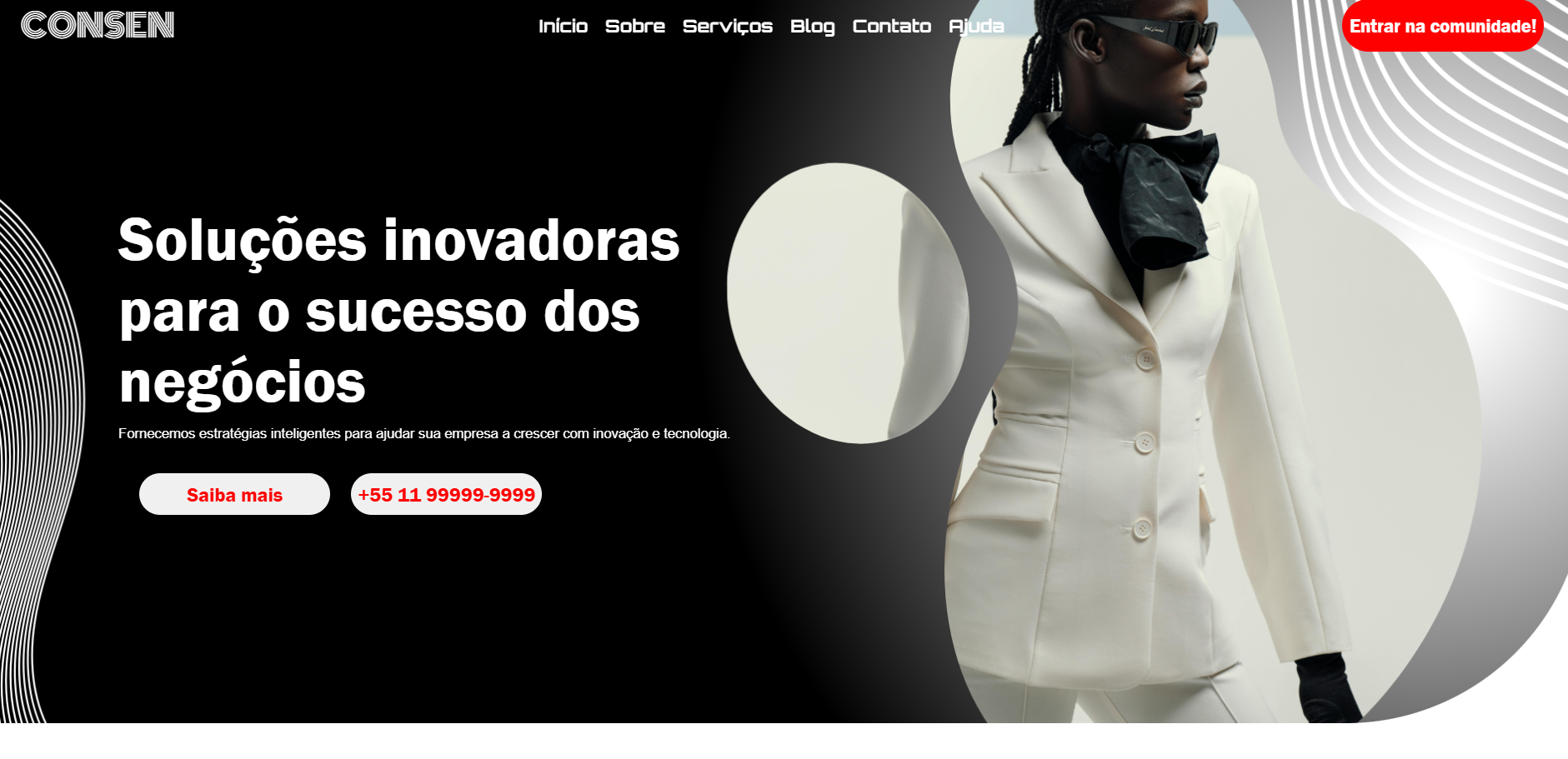 Modelo site institucional